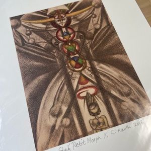 Spiritual Art Print Legit Mithra Alien